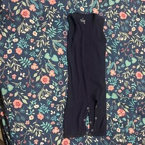 Navy Blue Kids One Piece Bodysuit